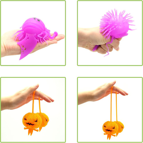 Joyin 9 Bolas Led Para Aliviar El Estrés De Halloween, Jugue