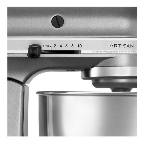 Batidora Kitchenaid 4,8 Lts Silver Rksm150psrcu Frecuencia 50 Hz x 60 Hz