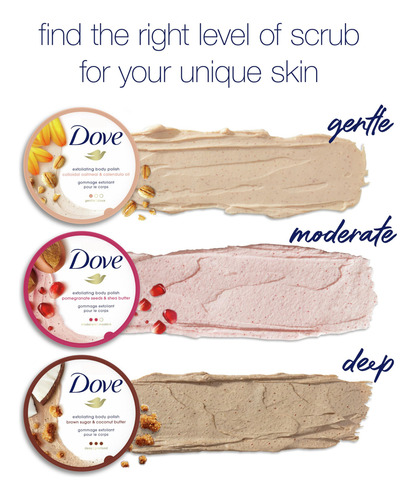 Body Scrub Dove Esmalte Corporal Exfoliante De Avena Y Calén