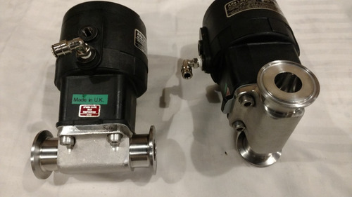 Valvula A Piston Para Proceso Alfa Laval Saunders Clamp (Usado)
