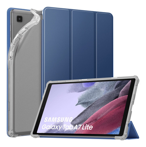 Funda Para Samsung Galaxy Tab A7 Lite 8.7 In Azul Marino Azul Marino