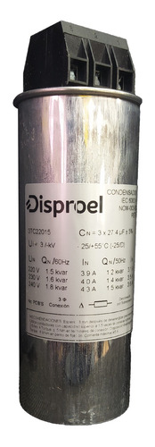 Condensador Trifasico De 15 Kvar 220v