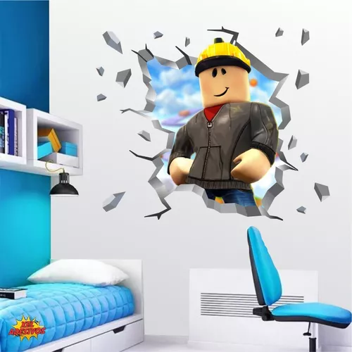 Papel De Parede Adesivo Para Decoração Roblox com o Melhor Preço é