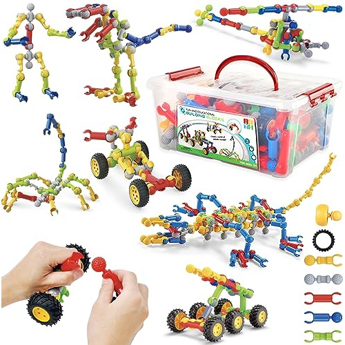 Stem Toys Kit De Construcción Niños 125 Piezas Juego ...