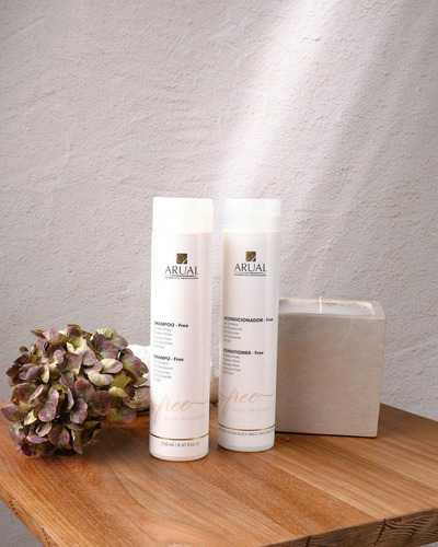 Shampoo Para Cabello Hidratante Reparador Arual Free 250 Ml