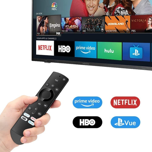 Imagen 3 de 6 de Control Para Para Insignia Y Toshiba Fire Tv Edition Solo Tv