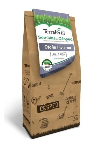 Semilla Cesped Pasto Terrafertil - Otoño Invierno 1kg