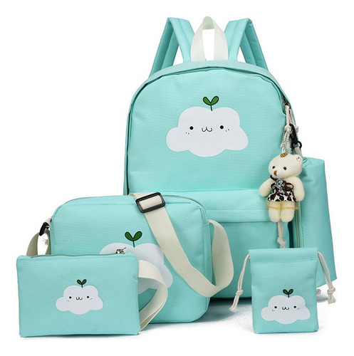 Mochila Bolsa De Dibujos Animados De Nube Multifunción De Gr