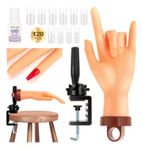 Comprar Saviland Mano De Práctica Para Uñas Acrílico, Puntas De Uñas