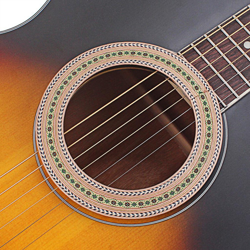 Duarble Soundhole Inlay Rosette Sticker Para Accesorio De