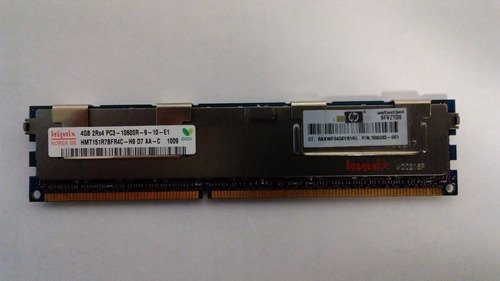 Memoria Ram Pc3-10600r 4 Gb Ecc 591750-371 Sun 371-4288-01