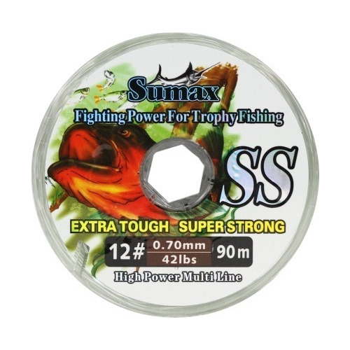 Bobina De Tanza Sumax Super Strong 0.50mm X100mts