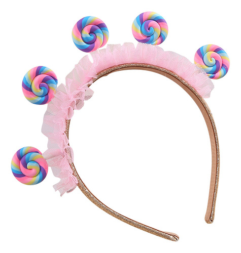 Diadema R Lollipop, Diadema De Plástico Para Niña, Cintas Pa