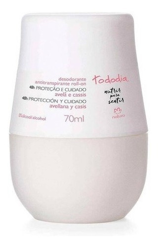 Desodorante Roll On Natura Tododia Avellana Y Casis prebiotico 70ml
