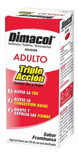 Dimacol Adulto Jarabe Para La Tos Triple Acción Caja Con