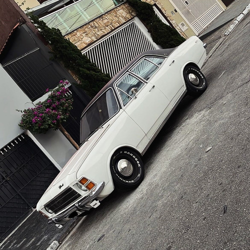 Opala 1977 4 Portas, Três Marchas Na Coluna, Teto De Vinil,