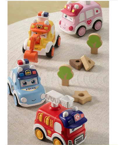 3 Press And Go Car, Educación Temprana, Coche De Ingenieria