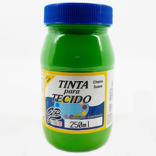 Pintura Tela 250ml Verde Aguacate Gato Preto