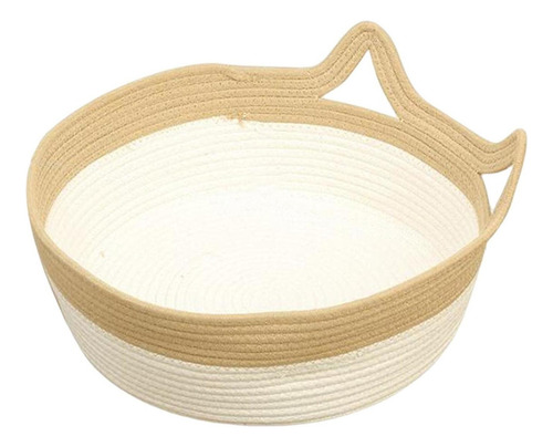 Cesta De Cama Tejida For Gatos, Nido Duradero 15cmx48cm