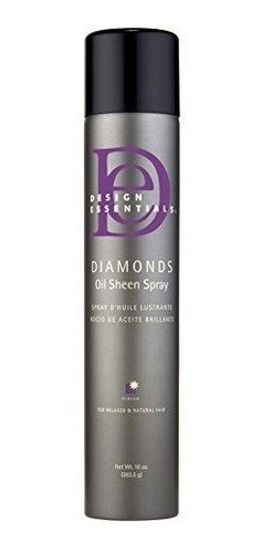 Diamantes Diseño Esencial Aceite Sheen Spray Para Cabello Na
