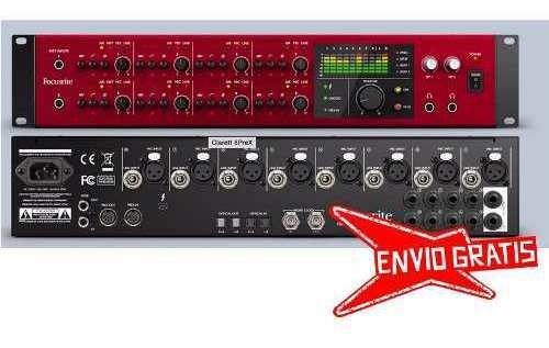 Ftm Preamplificador Microfono Focusrite Clarett 8 Prex Inter