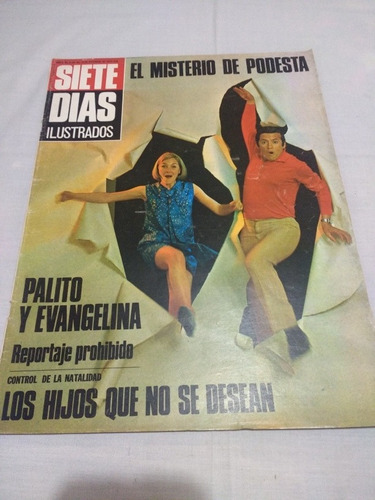 Revista Siete Días 31 Palito Ortega 1967