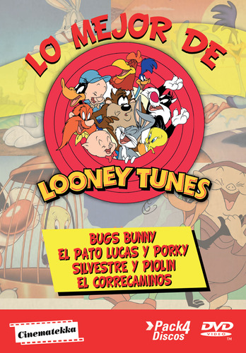 [pack Dvd] Lo Mejor De Looney Tunes Vol.1 (4 Discos)