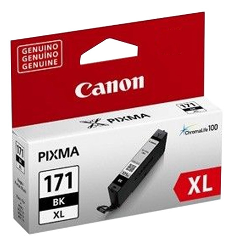 Cartucho De Tinta Canon Cli-171xl Bk 