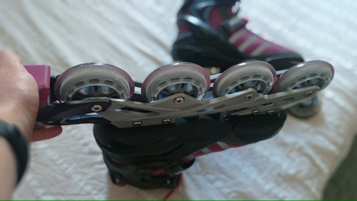 Patines En Linea Rollerface Magenta (Usado)