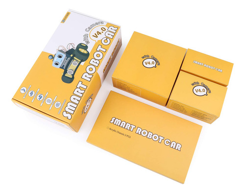 Kit De Coche Robot Inteligente Elegoo Uno R3 V4 Para Niños A