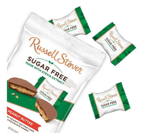 Russell Stover Chocolate Crema Cacahuate 85grs.