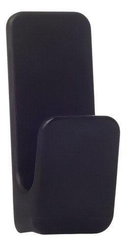 Gancho Perchero Velcro Sujetador Adherible Pared Organizador Color Negro