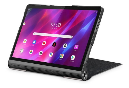 Imagen 8 de 10 de Funda Bookcover + Mica Lenovo Yoga Tab 11 2021 (yt-j706f)
