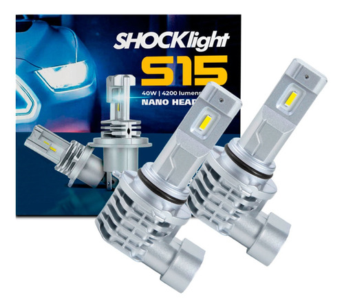 Lâmpada Nano Led S15 6000k 40w 8400lm Shocklight Original