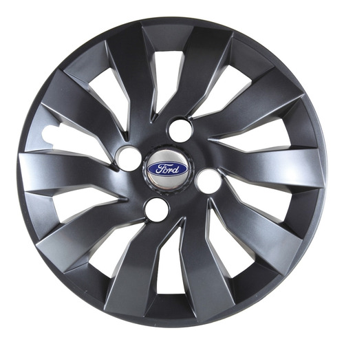 Calota Esportiva Street 14 Grafite Ford Ka Fiesta Focus