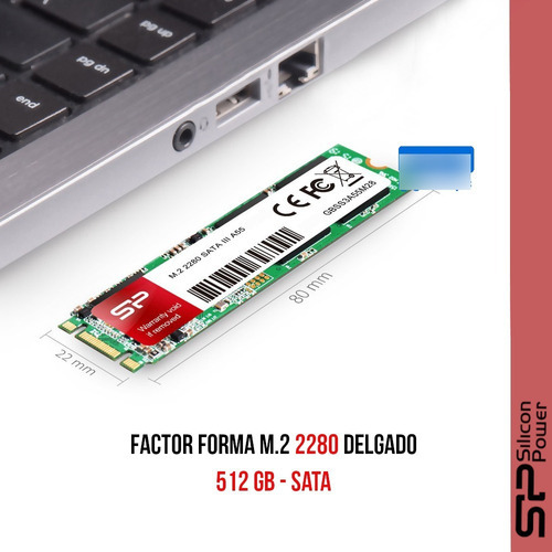 Disco Solido Interno 512gb M.2 Sata Iii Ssd 2280
