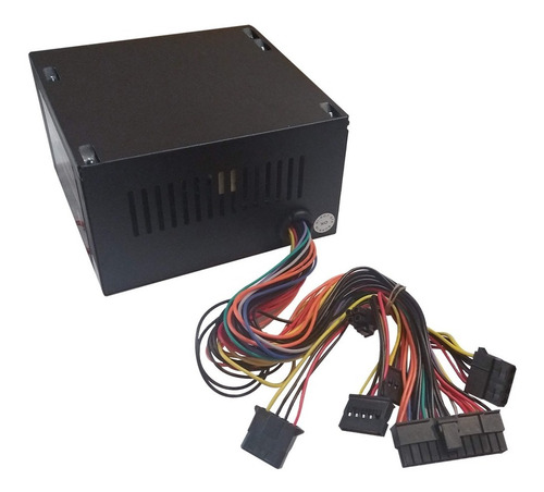 Imagen 5 de 5 de Fuente De Alimentacion Pc Iqual 500w Cooler 80mm Atx Oficial