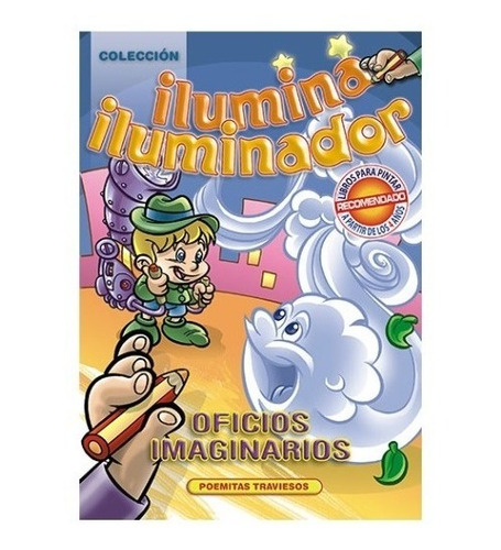 Libro Infantil Para Colorear Oficios Imaginarios-latinbooks