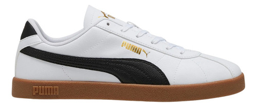 Tenis Puma Club Ii Sl Unisex Casuales Y Cómodos - 39744506 Blancos Retro Moda Urbana