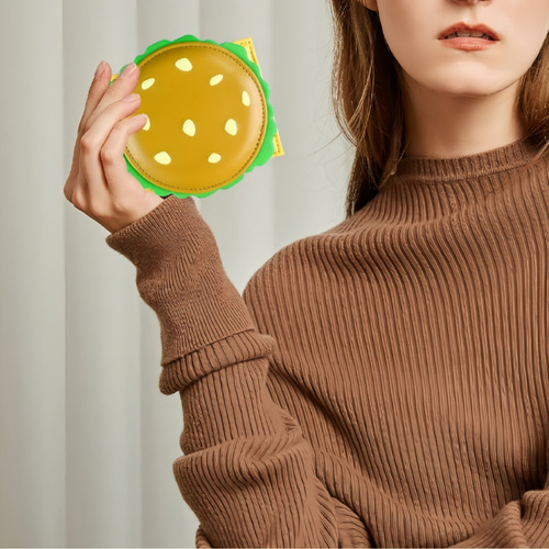 Cartera Divertida Con Forma De Hamburguesa