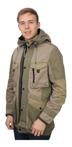 Campera Hombre Mango Gabardina Importada Excelente Calidad