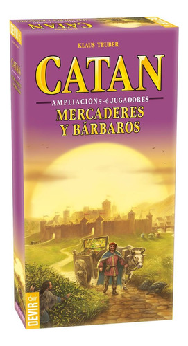 Catan Ampliación 5-6 Mercaderes Y Bárbaros Devir Original