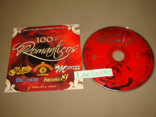 100% Romanticos 05 Disa Cd K-paz Montez Patrulla 81 Bryndis