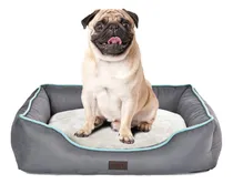 Comprar Cama Para Mascotas Animales Perro Gatos Cucha Rectangular Color Gris Diseño Liso