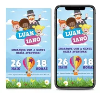 Comprar Convite Aniversario Virtual Personalizado Digital Whatsapp