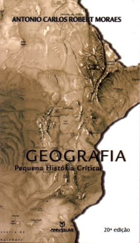 Livro Geografia: Pequena História Crítica