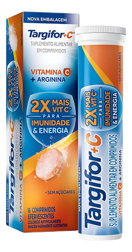 Targifor C 16cp Efervecentes Sanofi Arginina + Vitamina C