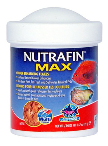 Alimento En Escamas Nutrafin Max Tropical 19gr