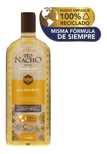 Tio Nacho Shampoo Manzanilla Aclarante Litro
