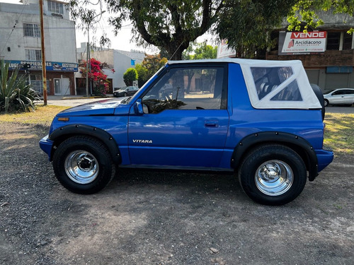 Imagen 2 de 14 de Suzuki Vitara Jlx 4x4 Techo De Lona Sidekick 1993 Azul!!